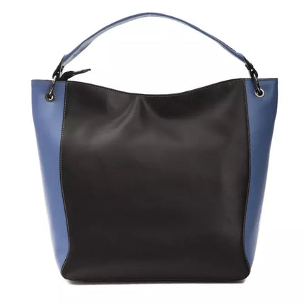 Sac d'épaule en cuir noir chic