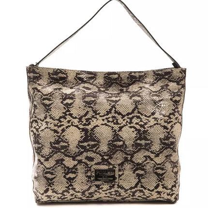 Chic Python Print en cuir en cuir