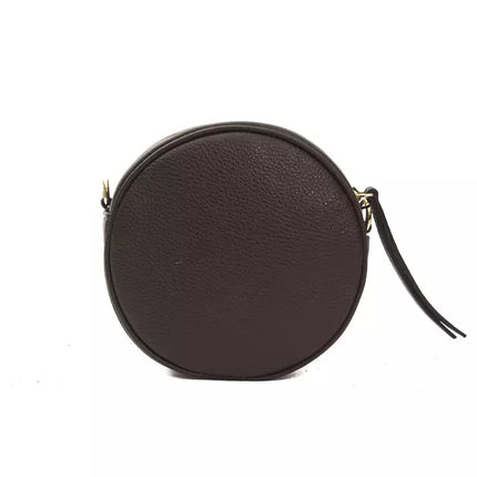 Élégant petit crossbody en cuir ovale