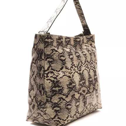 Chic Python Print en cuir en cuir