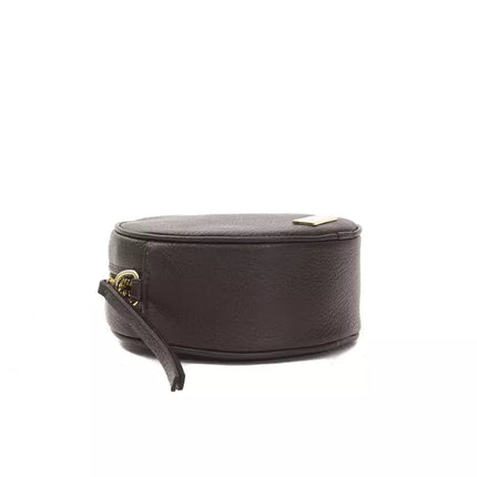 Élégant petit crossbody en cuir ovale