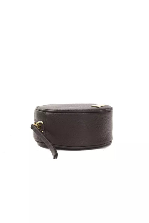 Élégant petit crossbody en cuir ovale