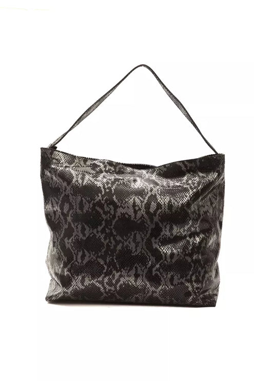 Chic Python Print en cuir en cuir