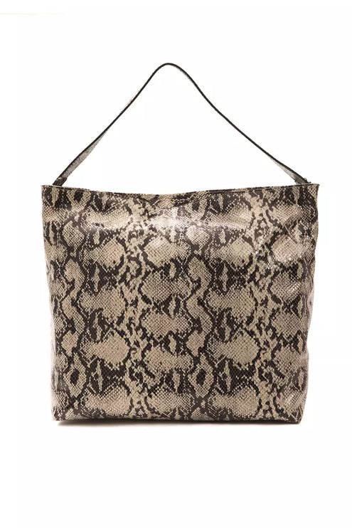 Chic Python Print en cuir en cuir