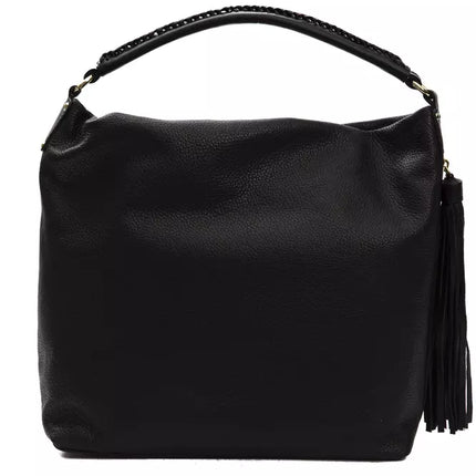 Élégant sac à bandoulière en cuir noir