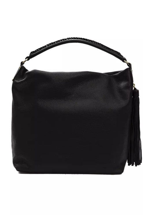 Élégant sac à bandoulière en cuir noir