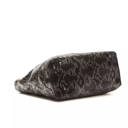 Chic Python Print en cuir en cuir