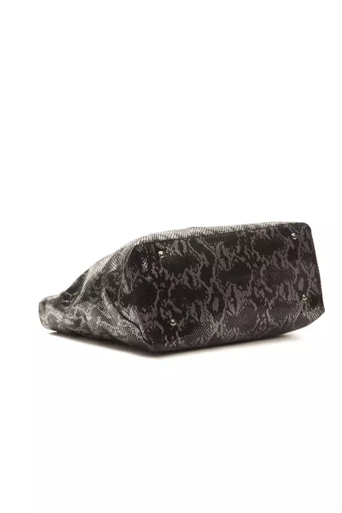 Chic Python Print en cuir en cuir