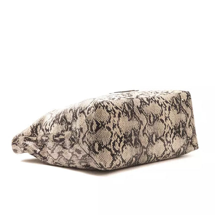 Chic Python Print en cuir en cuir