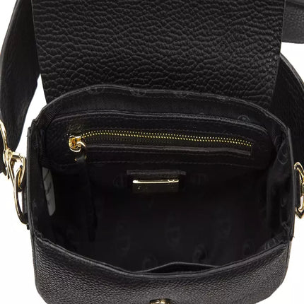 Sac élégant en cuir noir