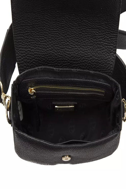 Sac élégant en cuir noir