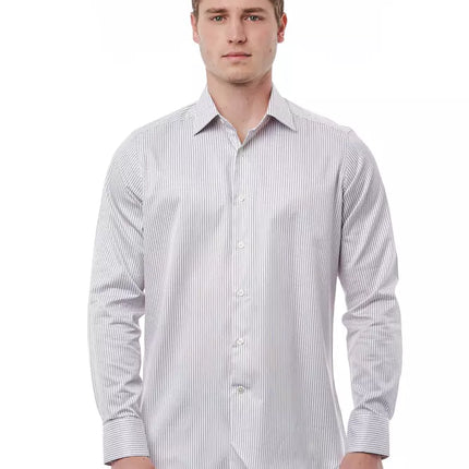 Elegant wit Italiaans kraag shirt