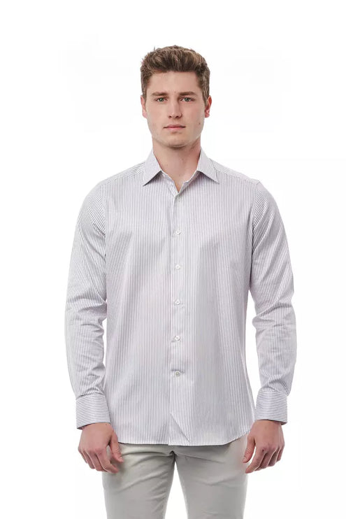 Elegant wit Italiaans kraag shirt