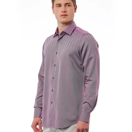 Elegant Bourgondisch Italiaans kraagshirt