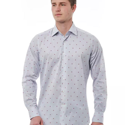 Elegant multicolor regelmatig fit Italiaans kraagshirt