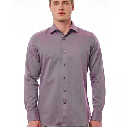 Bourgondië Slim Fit Frans kraag shirt