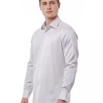 Elegant wit Italiaans kraag shirt