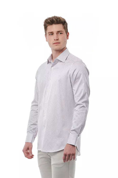 Elegant wit Italiaans kraag shirt