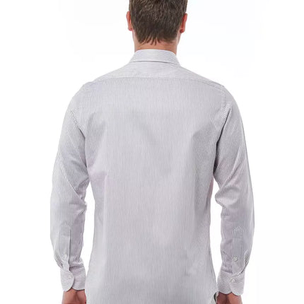 Elegant wit Italiaans kraag shirt