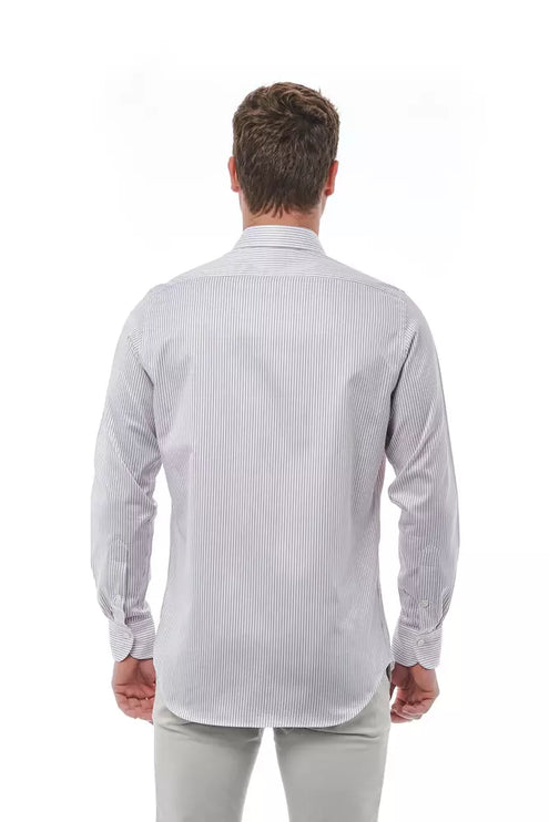 Elegant wit Italiaans kraag shirt