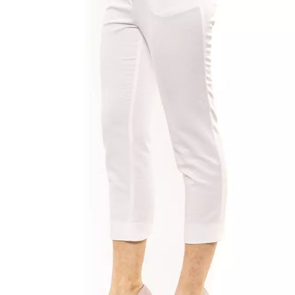 Pantalon de cheville chic et en blanc en blanc