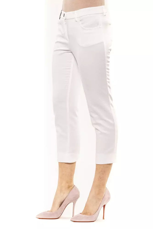 Pantalon de cheville chic et en blanc en blanc