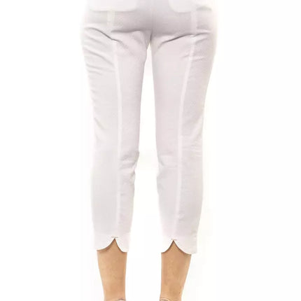 Pantalon de cheville chic et en blanc en blanc