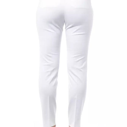 Pantalon de jambe de cigarette à taille haute chic