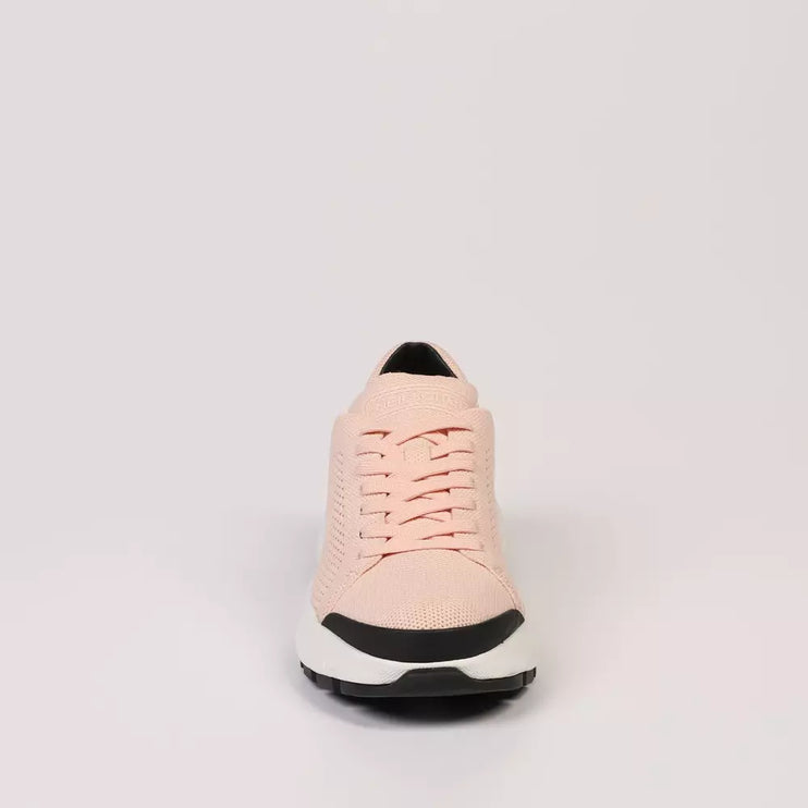 Sneakers de pernos rosa elegantes para hombres conscientes del estilo