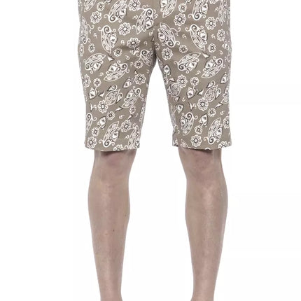 Chique beige Bermuda shorts voor mannen