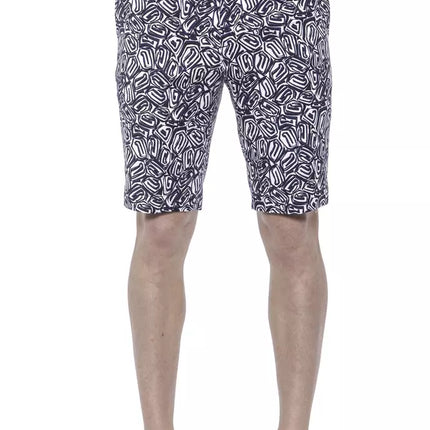 Chique patroon Bermuda shorts