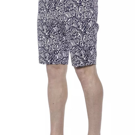 Chique patroon Bermuda shorts