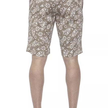 Chique beige Bermuda shorts voor mannen