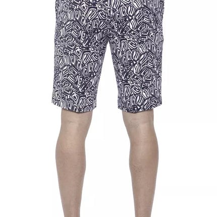 Chique patroon Bermuda shorts