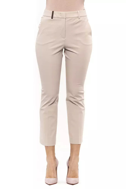 Eleganti pantaloni Sling Slim Beige