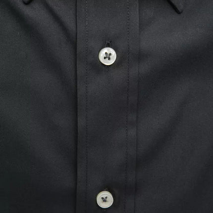 Elegant grijs button-down shirt voor mannen