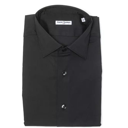 Elegant slank kraag medium shirt in grijs