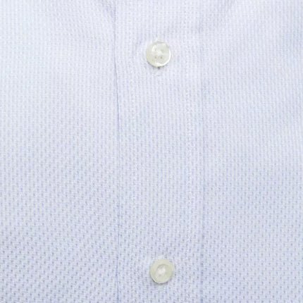 Elegant lichtblauw katoenen button-down shirt