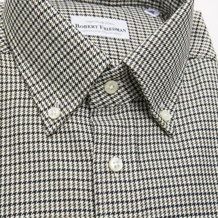 Chemise régulière boutonnée en coton beige