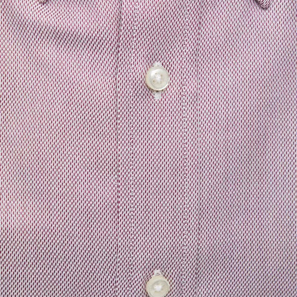 Elegant rood katoenen button-down shirt