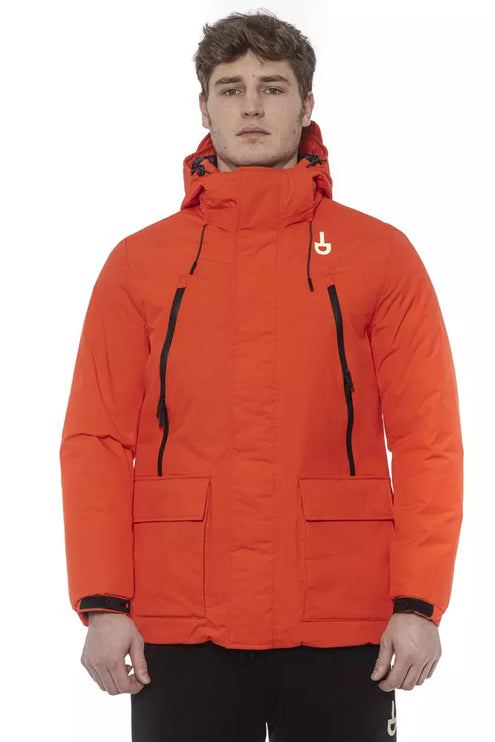 Veste à capuche à eau rouge rouge