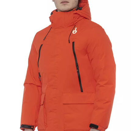 Veste à capuche à eau rouge rouge