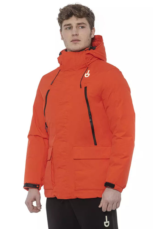 Veste à capuche à eau rouge rouge