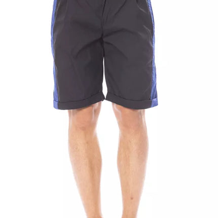 Slanke zwarte casual shorts voor mannen