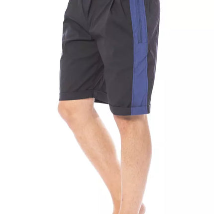 Slanke zwarte casual shorts voor mannen