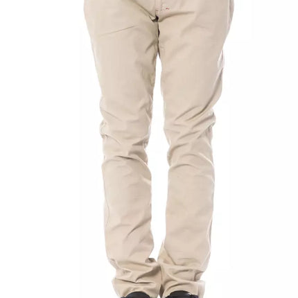 Pantalones chino beige slim fit chino