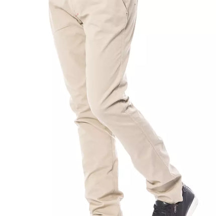 Pantalones chino beige slim fit chino