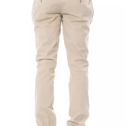 Pantalones chino beige slim fit chino