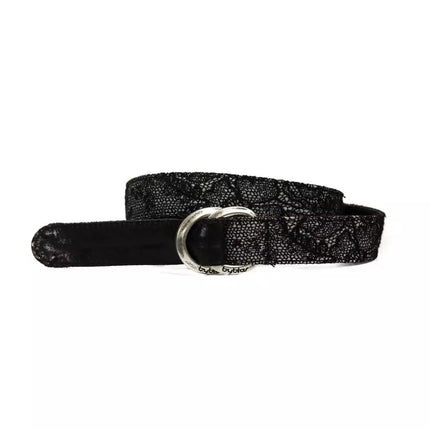 Black Wool Women Belt