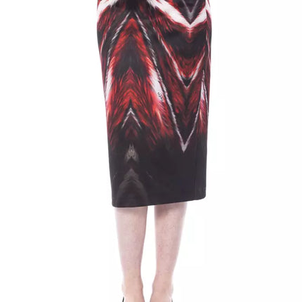 Multicolor Polyester Women Skirt